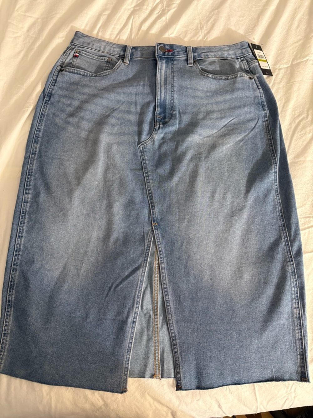 Tommy Hilfiger Light Blue  Straight Denim Skirt
